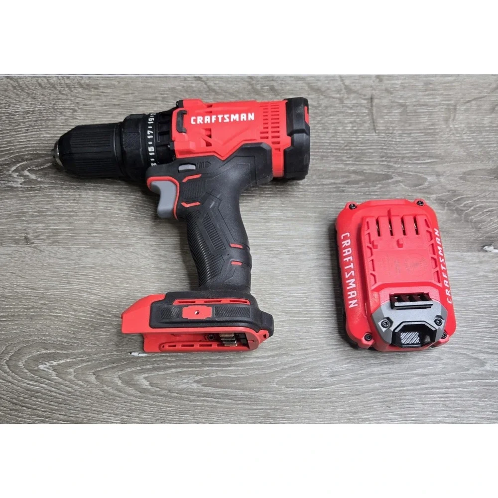 CRAFTSMAN CMCD700 V20 20V MAX Cordless Drill/Driver Kit Battery & Charger